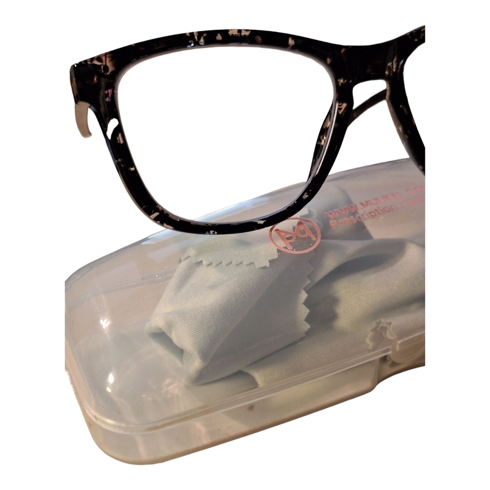 NIB MUUKAL Elegant Black and Brown Women's Glasses - Picture 5 of 6